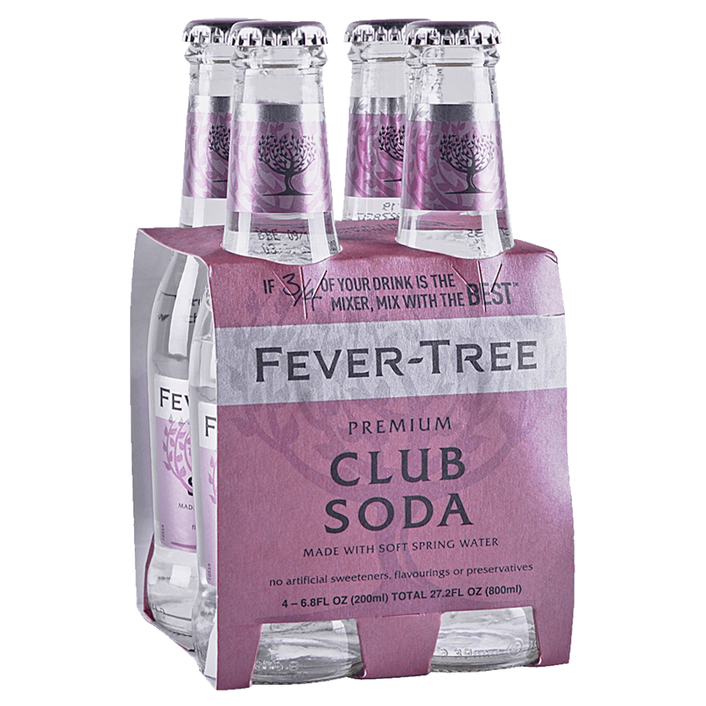 Club Soda selection at