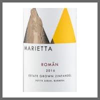 Marietta  'Roman Estate' Old Vine Zinfandel 2019