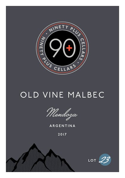 90+ Ninety + Cellars 'Lot 23' Old Vine Malbec 2020