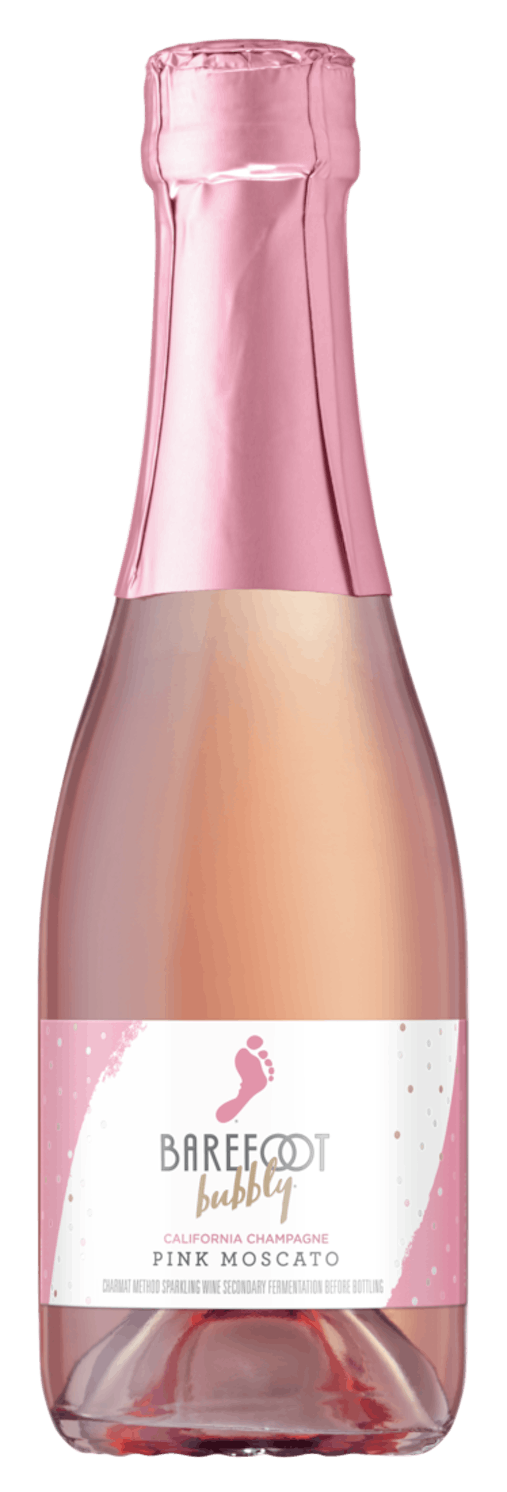 Barefoot Bubbly Pink Moscato - 187ml Mini Champagne Bottle