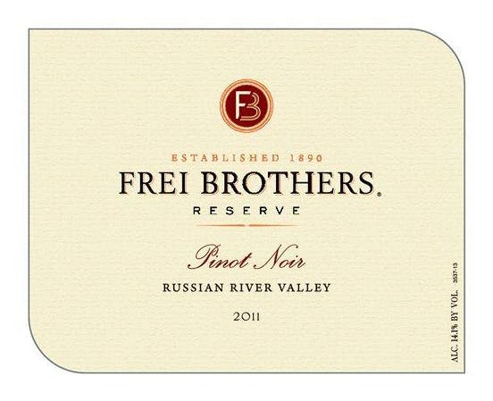 Frei Brothers 'Reserve' Pinot Noir 2011