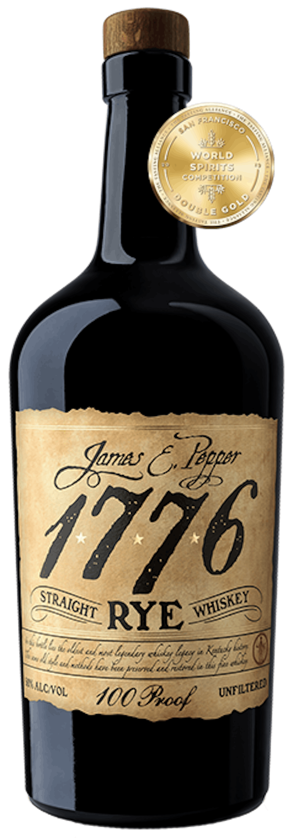 James E. Pepper 1776 100prf Straight Bourbon Whiskey :: Bourbon
