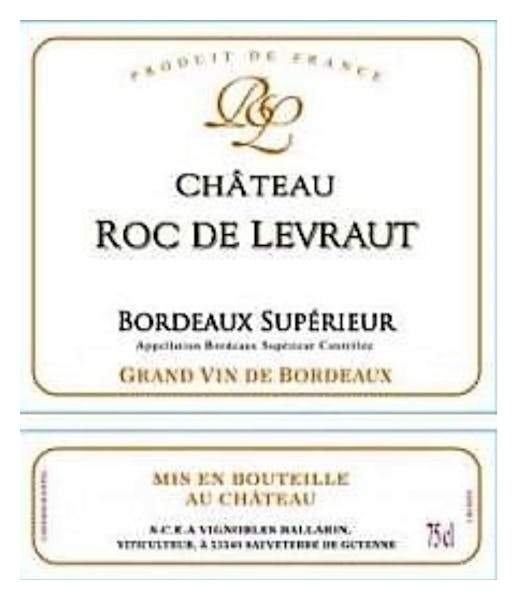 Chateau Roc de Levraut Bordeaux 2020