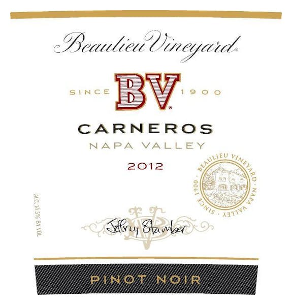 Beaulieu Vineyard 'Carneros' Pinot Noir 2012