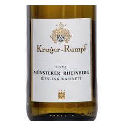 Kruger-Rumpf 'Munsterer Rhein' Riesling Kabinett 2014 image