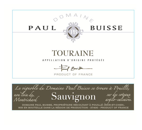 Domaine Paul Buisse 'Touraine' Sauvignon Blanc 2022
