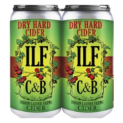 Indian Ladder Farms 'ILF' C&B Dry Hard Cider 4-16oz Cans image