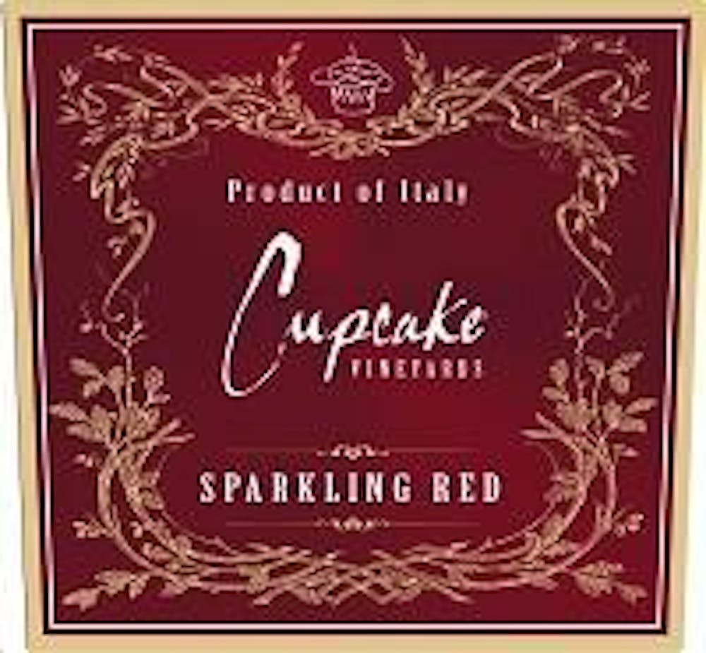 Cupcake sparkling clearance red