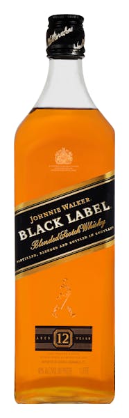 Johnnie Walker Black 1.0L Blended Scotch Whisky