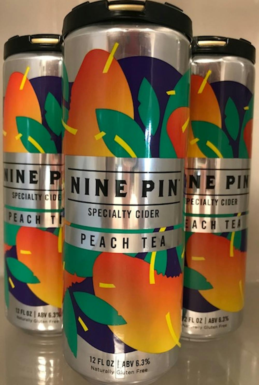 Nine Pin Ciderworks 'Peach Tea' Cider 4-12oz Cans :: Cider