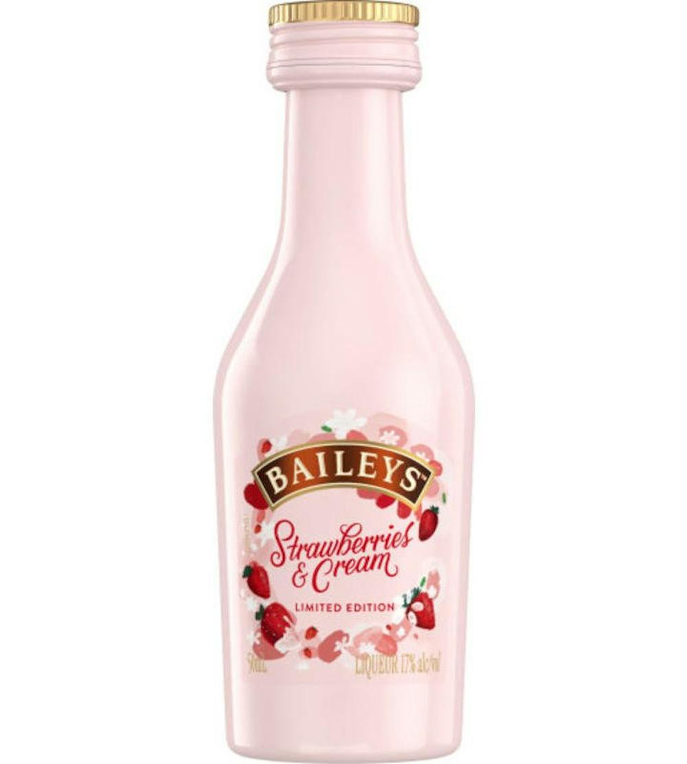 Baileys 'Strawberries & Cream' Liqueur 20-50ml Pack = 1L