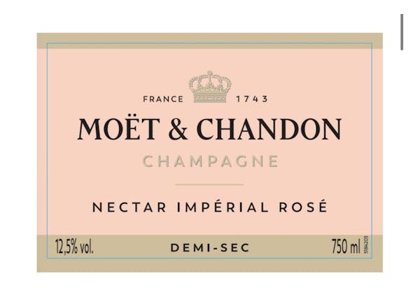 Moet & Chandon 'Nectar' Imperial Rose NV :: Bubbly Dry Moet & Chandon 'Nectar' Imperial Rose NV :: Bubbly Dry