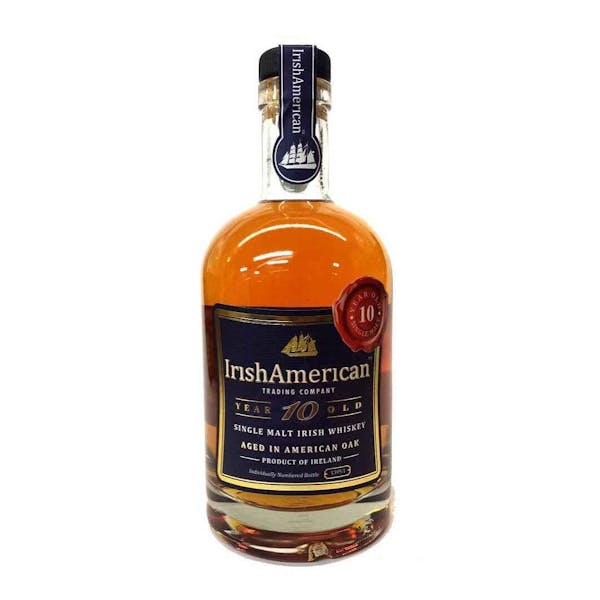 Irish American 10y Single Malt Irish Whiskey 750ml