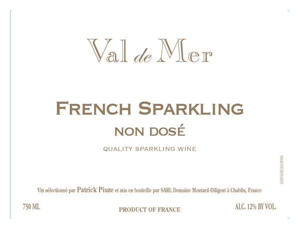 Val de Mer French Sparkling Non Dose