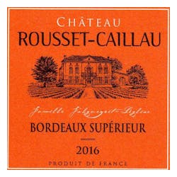 Chateau Rousset-Caillau Bordeaux Superior 2016 image