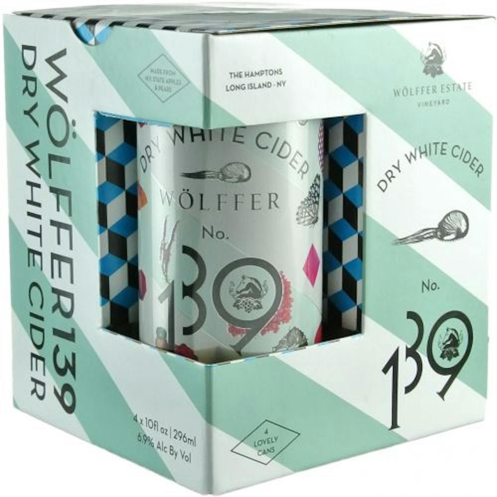 Wolffer Estate 'No.139' Dry White Cider 410oz Cans Cider