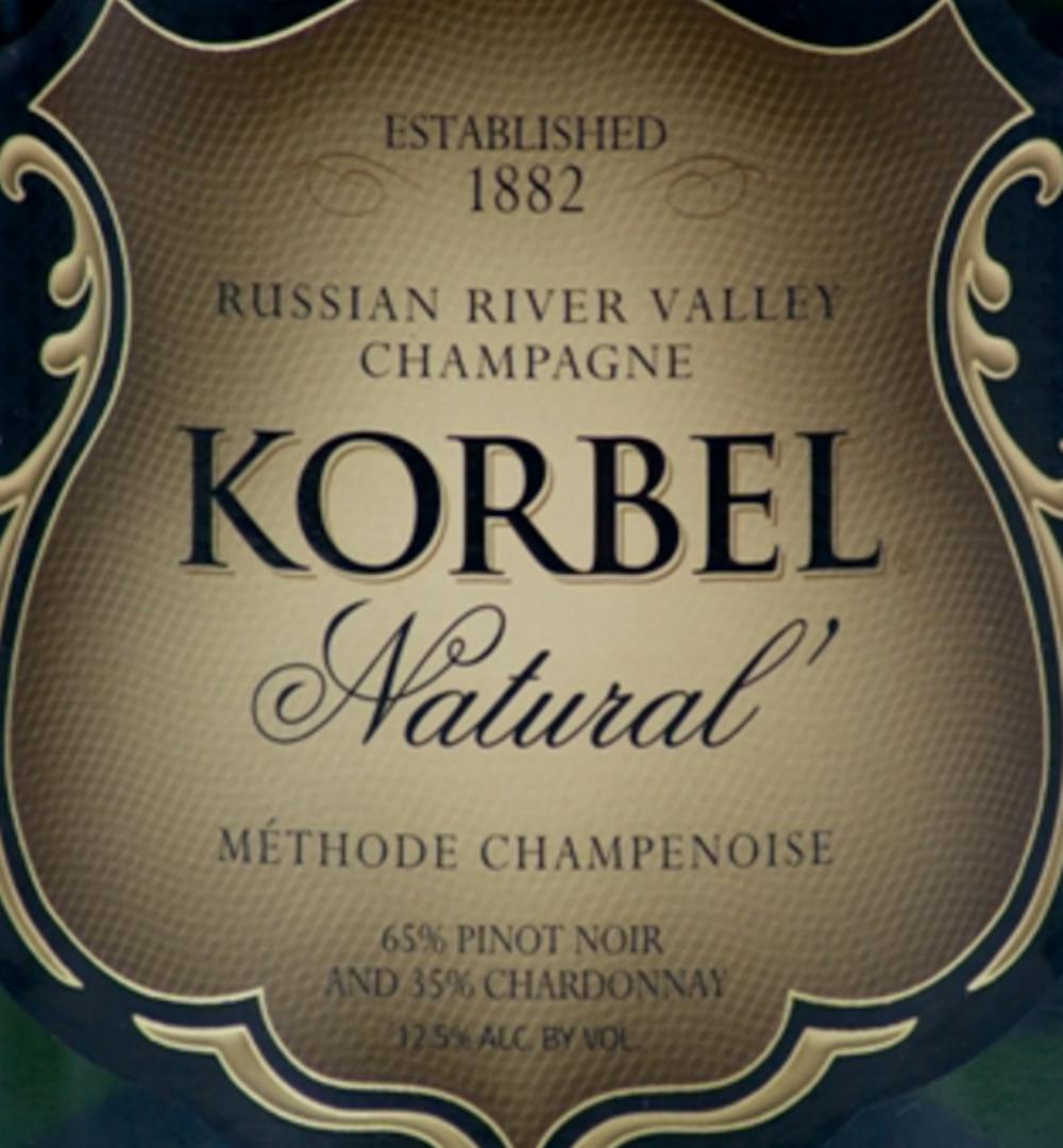 Korbel 'Natural' Methode Champenoise 2014 Bubbly Dry