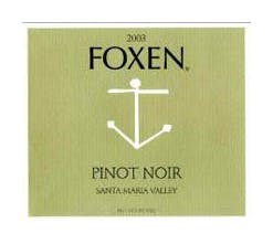 Foxen Santa Maria Valley Pinot Noir 2016
