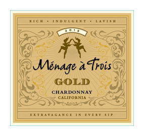 Menage a Trois 'Gold' Chardonnay 2016