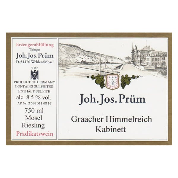 JJ Prum Graacher Himmelreich Riesling Kabinett 2017