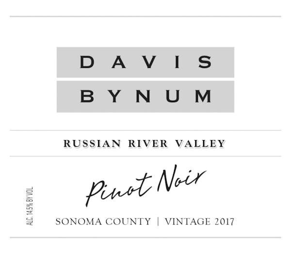 Davis Bynum 'RRV' Pinot Noir 2017