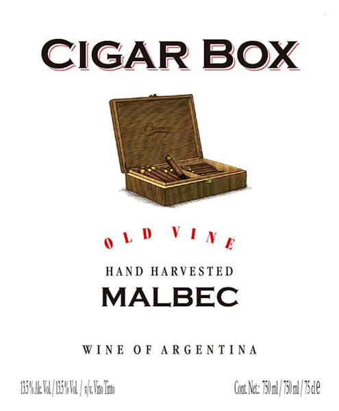 Cigar Box \'Old Vine\' Malbec 2022 :: Malbec