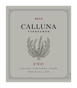 Calluna Vineyards 'CVC' Chalk Hill 2015