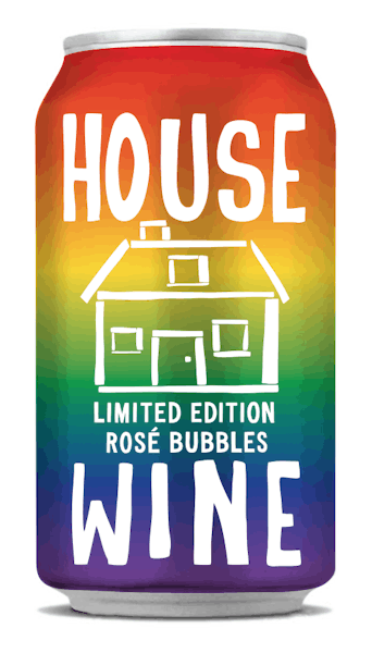 House Wine Sparkling Rose 375ml Can