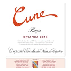 Cune 'Crianza' Rioja 2016 image