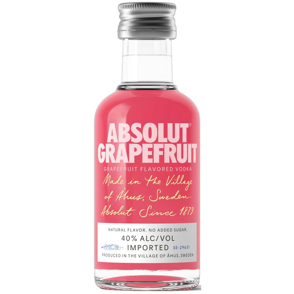 Absolut 'Grapefruit' Vodka 80Proof 50ml Vodka