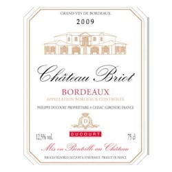 Chateau Briot Bordeaux 2016 image