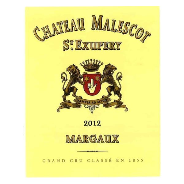 Chateau Malescot St. Exupery Margaux 2012