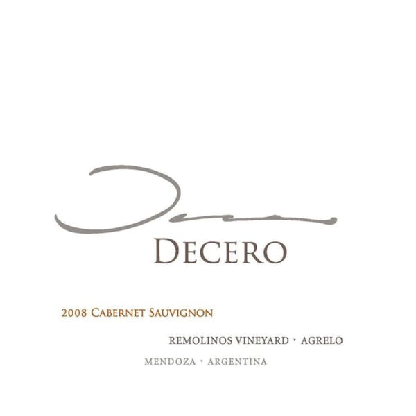 Finca Decero 'Remolinos Vnyd' Cabernet Sauvignon 2017
