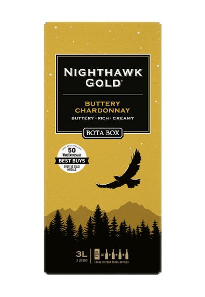 Bota Box Nighthawk Gold Chardonnay 3.0L