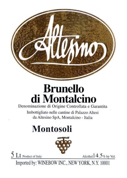 Altesino Montosoli Brunello di Montalcino 2015