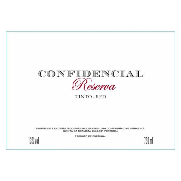 Casa Santos Lima Confidencial Reserva 2018