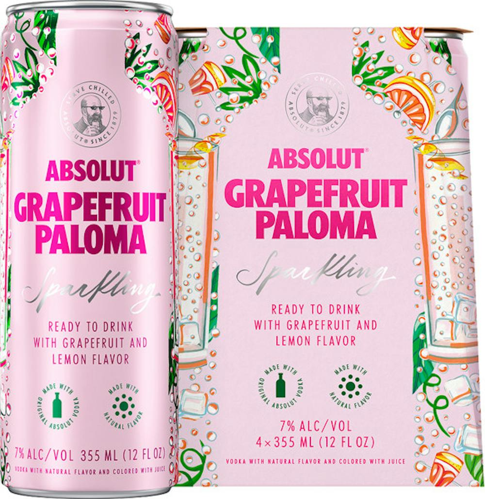 Absolut Cocktails Grapefruit Paloma 4355ml Cans Ready to Go Cocktails