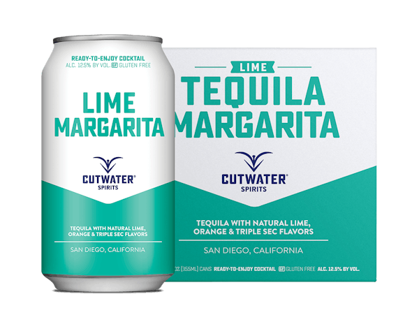 Cutwater Spirits Lime Tequila Margarita 4-355ml Cans