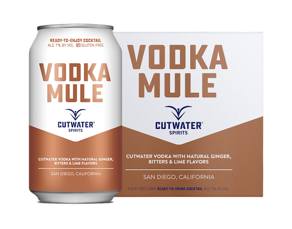 Cutwater Spirits Vodka Mule Cans 4-355ml Cans