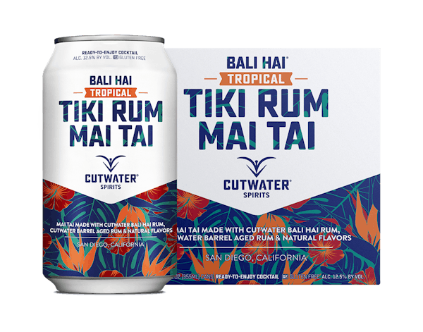 Cutwater Spirits Tiki Rum Mai Tai 4-355ml Cans