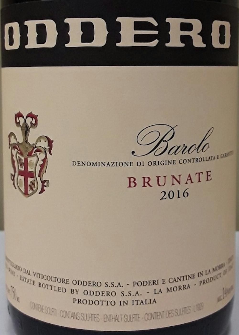 Oddero Barolo Brunate 2016 Italian Red