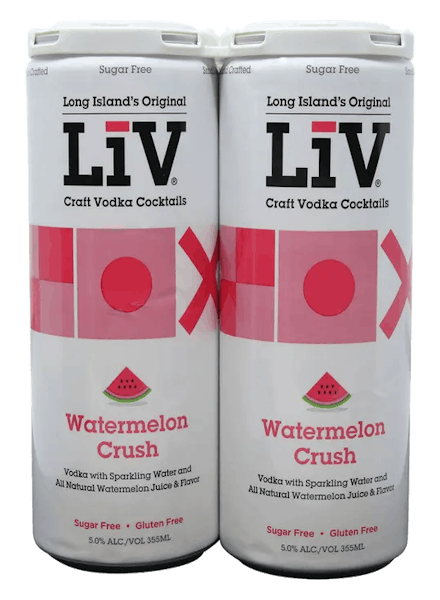 LIV Craft Vodka Watermelon Crush 4-355ml Cans