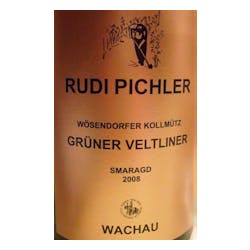 Rudi Pichler 'Smaragd' Gruner Veltliner Kollmutz 2018 image