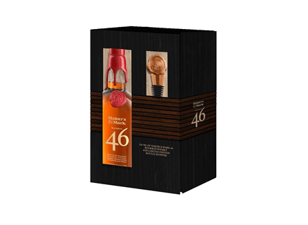 Maker's Mark '46' Bottle Stopper Gift Set 750ml