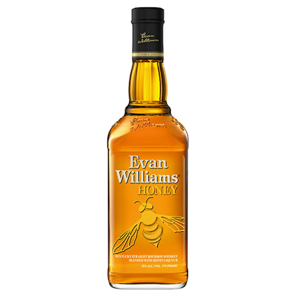 Evan Williams 'Honey' Whiskey 1.0L Cordials & Liqueurs