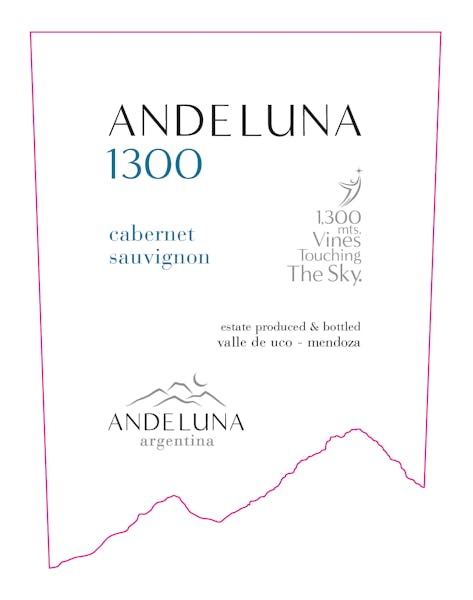 Andeluna 1300 Cabernet Sauvignon 2019