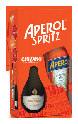 Cinzano & Aperol 'Spritz' Bubbly Gift Set 750ml