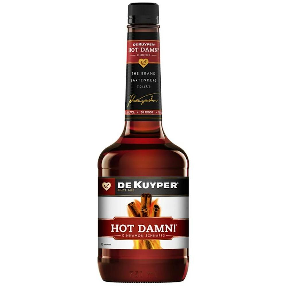 Dekuyper Hot Damn Cinnamon Schnapps 30proof Cordials & Liqueurs