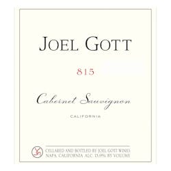 Joel Gott 'No. 815' Cabernet Sauvignon 2018 image
