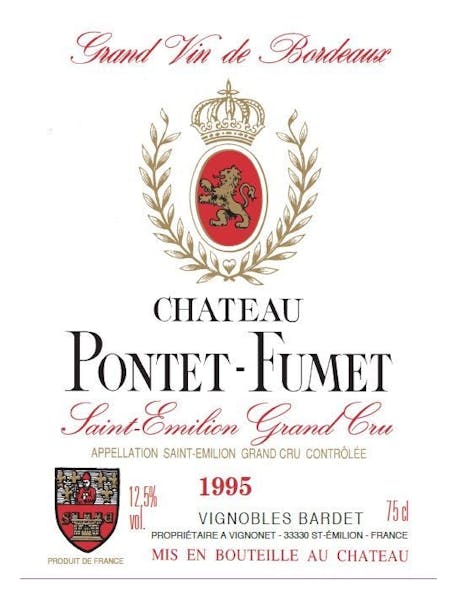 Chateau Pontet-Fumet Saint-Emilion Grande Cru
